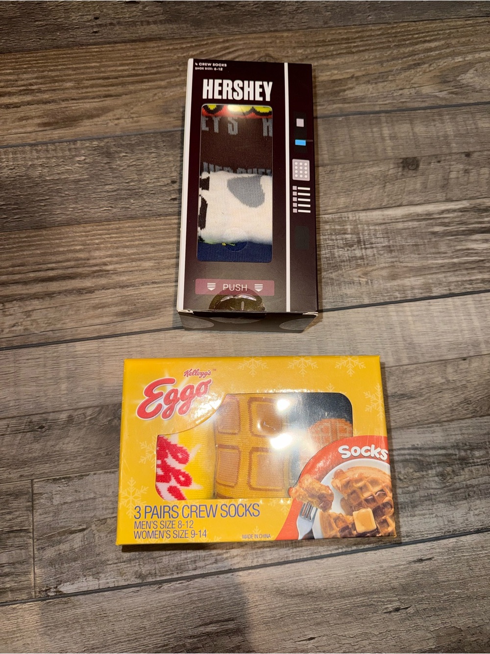 Fun Socks! NIB Hershey’s and Eggos